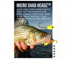 Z-Man Micro Shad Head Chartreuse Z-Man Micro Shad Head Chartreuse